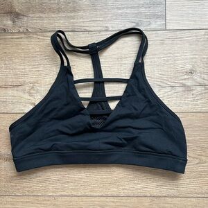 ZYIA Black Strappy Sports Bra